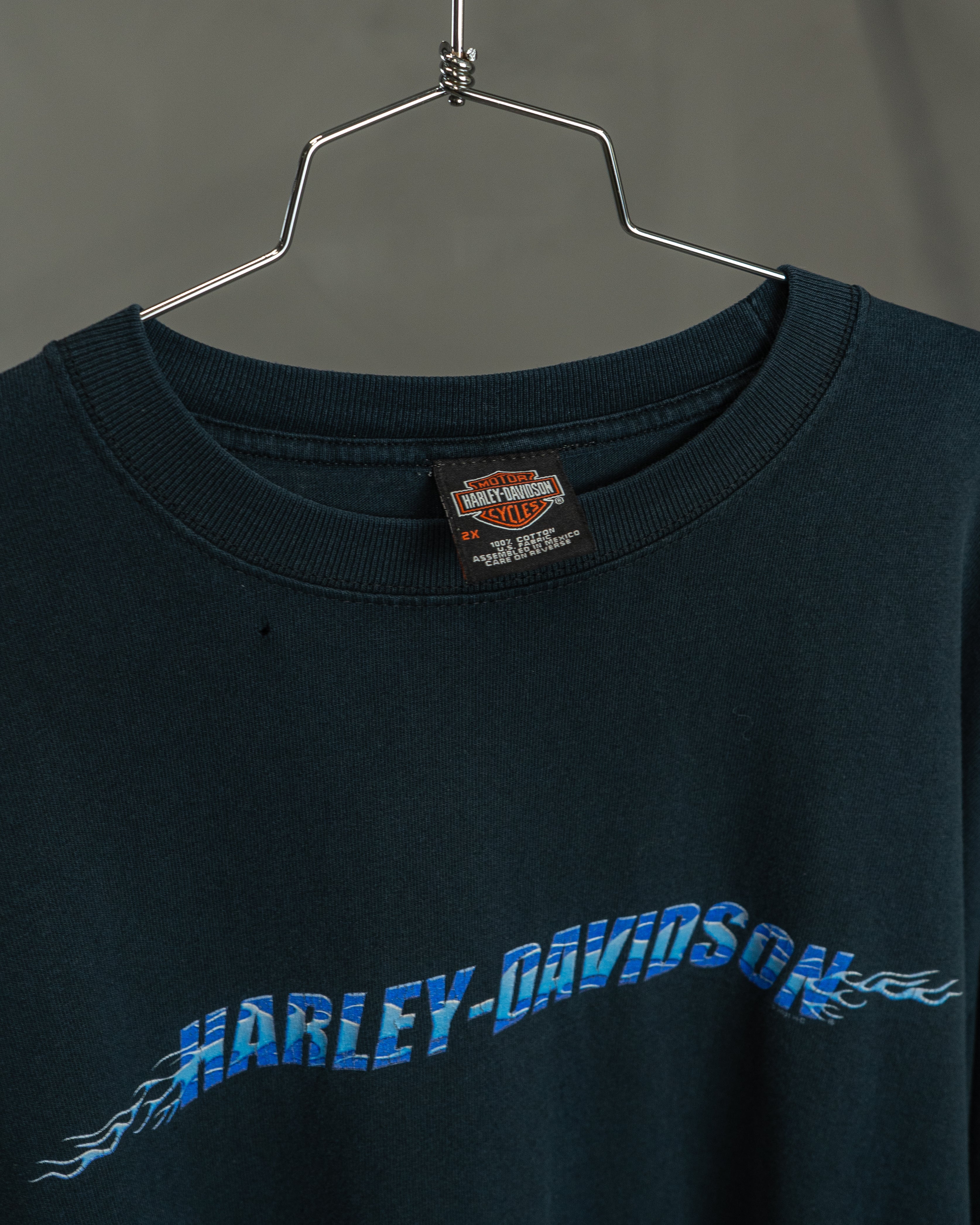 2001 Harley Davidson "Blue Flame" (XX-Large)