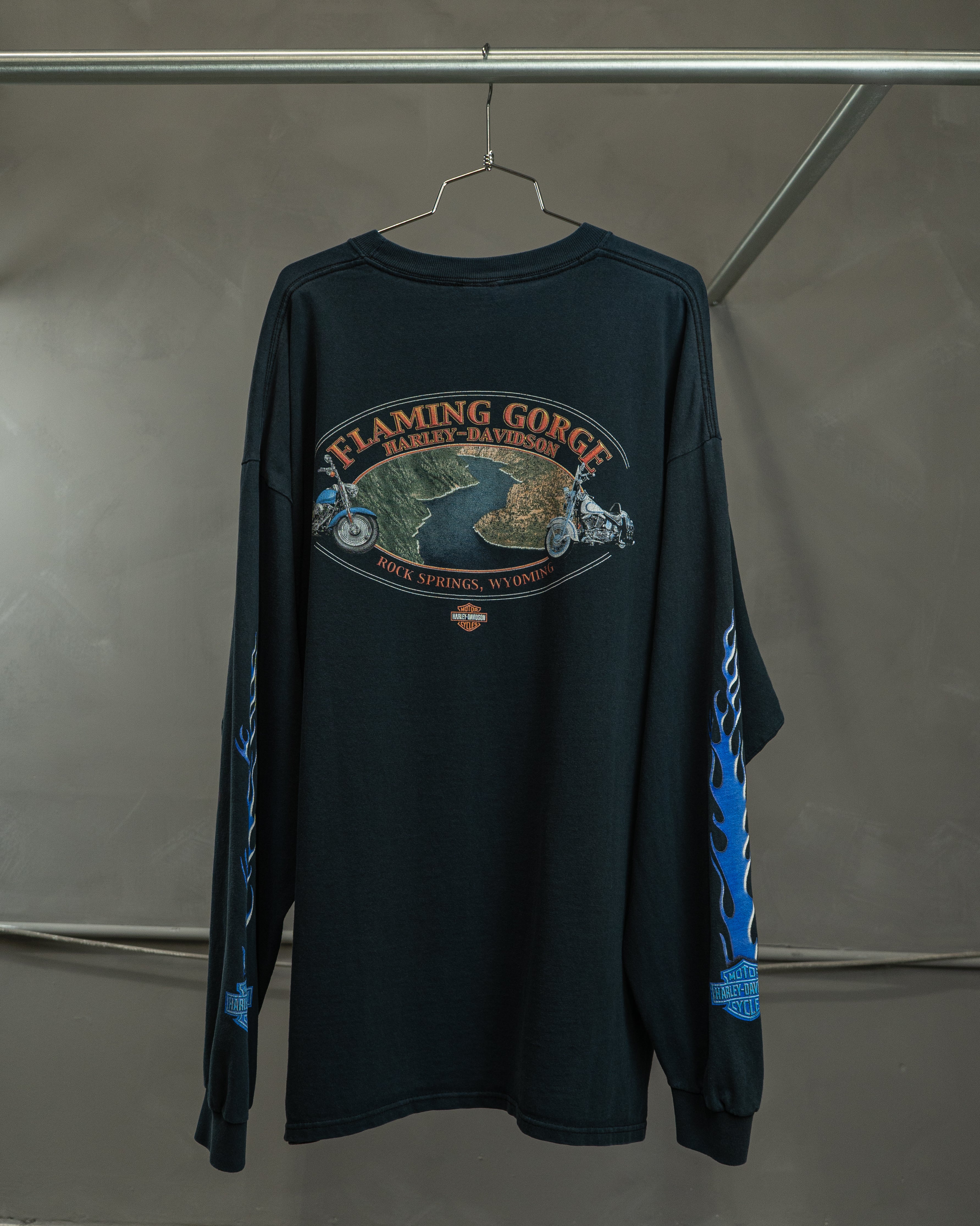 2001 Harley Davidson "Blue Flame" (XX-Large)