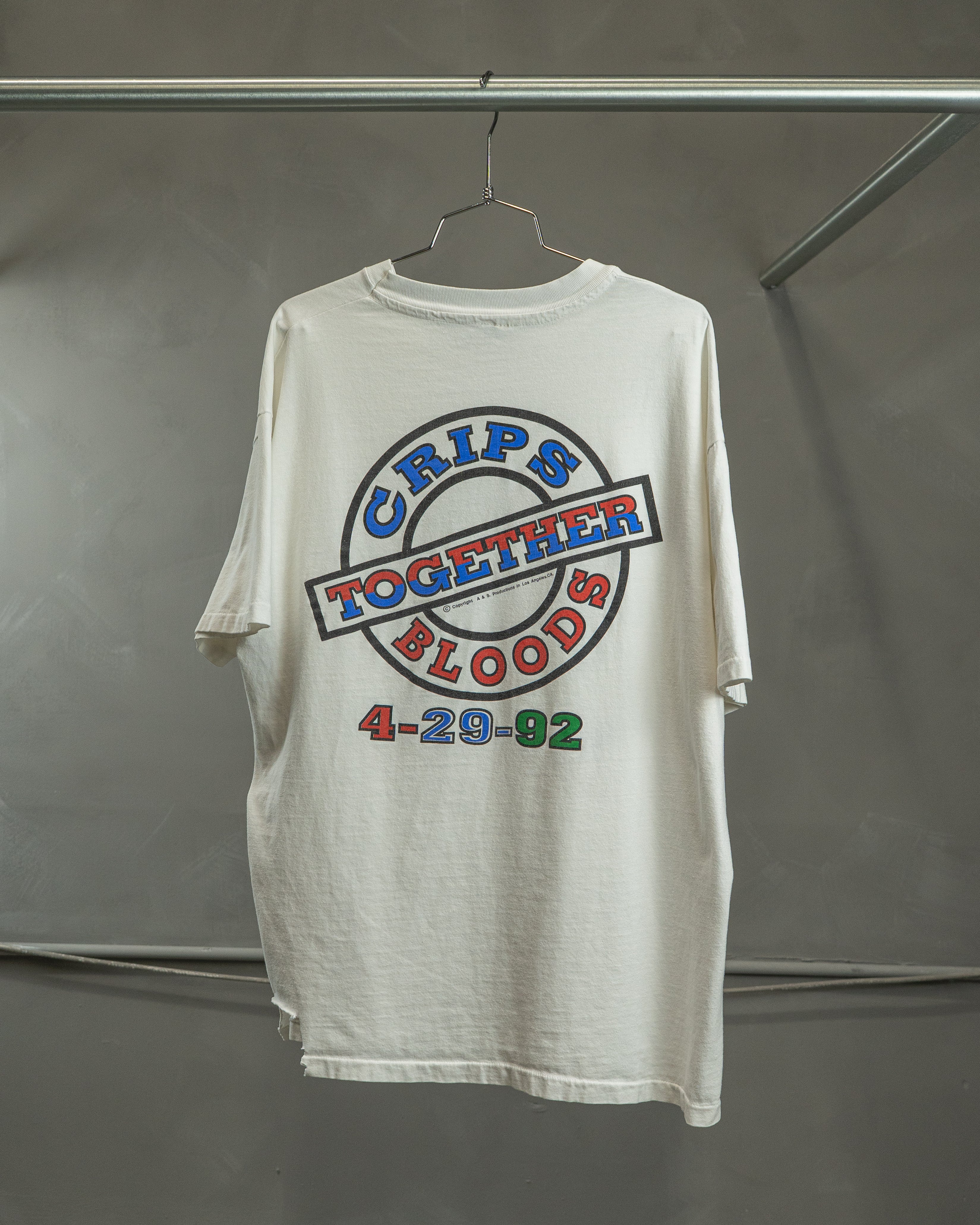 1992 Los Angeles Truce "Bloods & Crips" (X-Large)