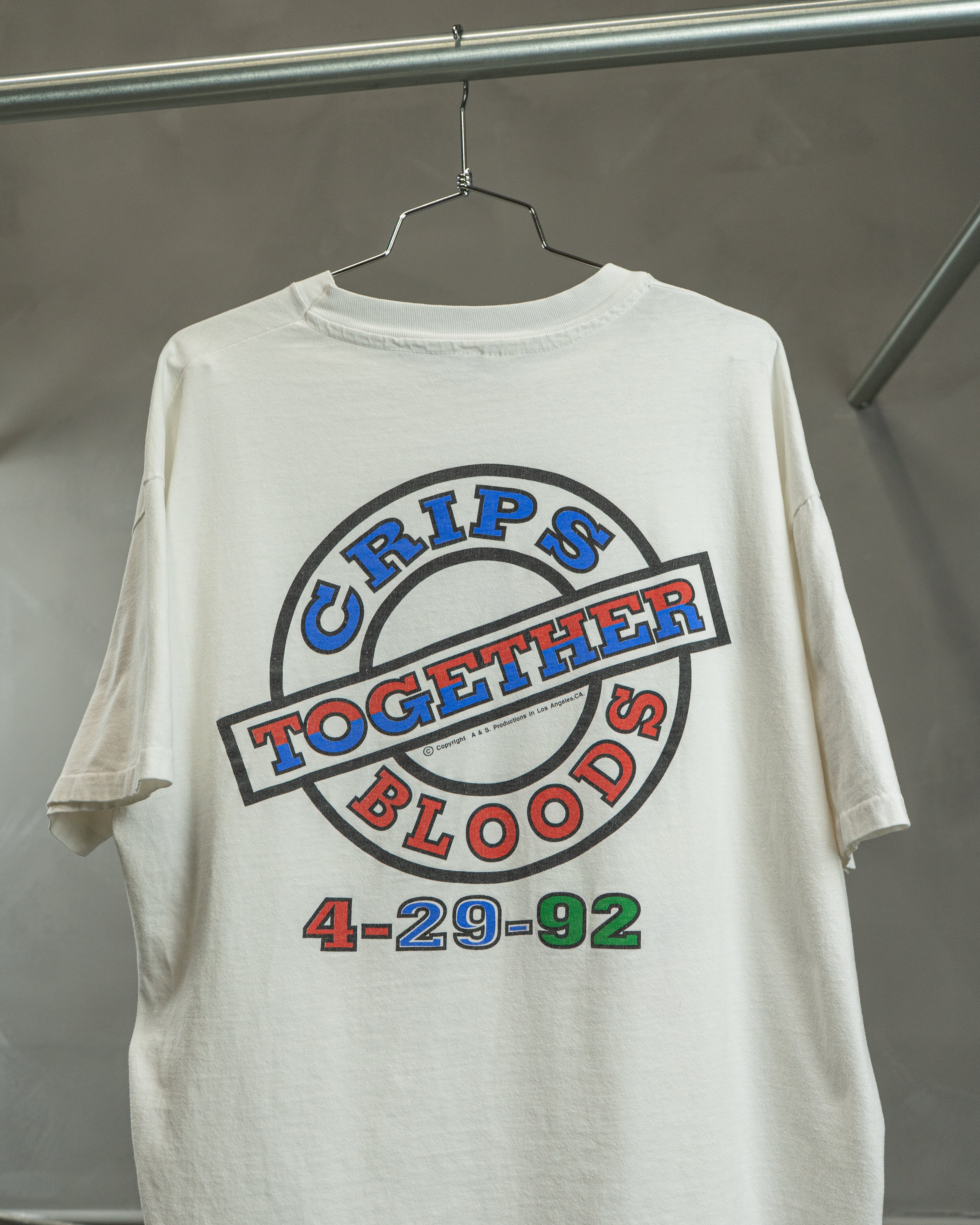 1992 Los Angeles Truce "Bloods & Crips" (X-Large)